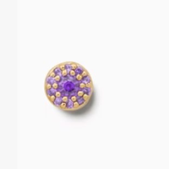 “Something Sparkly" Light purple, round CZ studs by Kate Spade - New wit… - Picture 7 of 9